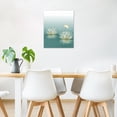 thumbnail image 2 of Zen Water Lily Canvas Wall Art for Living Room Green Flower and Yellow Butterfly on Water Paintings Wall Decor Modern Spiritual Yoga Spa Wall Art for Bedroom Decor Ready to Hang,12L X 12W Inches, 2 of 6