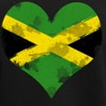 thumbnail image 3 of CafePress - A Jamaican Heart Women's Dark Pajamas - Women's Short Sleeve Print T-Shirt and Pants Dark Cotton Pajama Set, 3 of 7