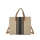 thumbnail image 3 of JennyShop Versión femenina coreana Bolso de mano de mujeres OL profesional de la circulación de la moda simple Canvas de gran capacidad Bolsa, 3 of 8