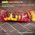 thumbnail image 3 of Champion Sports Foam Croquet Set: Classic Outdoor Lawn and Party Game for Kids - 6 Player Sets with Soft Wickets Stakes & Mallets, 3 of 6