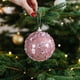 thumbnail image 4 of Ireezec Pink Glitter Foam Christmas Ball Ornament Hanging Decoration for Holiday Tree Party Festive Decorations Indoor Outdoor Xmas Decor, 4 of 6