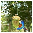 thumbnail image 6 of Bird Feeder Outdoor Hanging, Acorn Shaped Wild Bird Feeders for Yard Garden, Squirrel Proof Metal Cage Feeder, Durable Iron Mesh Seed Dispenser, 6 of 9
