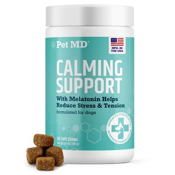 Pet MD Calming Chews for Dogs, 60 ct