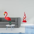 thumbnail image 2 of Escultura De Jardín De Flamenco En Llamas, Figura De Resina, Adorno Para Patio, Oficina, Estantería, Decoración Moderna, Regalo Artesanal Para Las Fiestas, Primavera E Invierno., 2 of 8