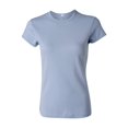 thumbnail image 1 of Bella+Canvas Tee-Shirt en Coton à Manches Courtes Col Rond pour Femmes, Bleu Bébé s, 1 of 1