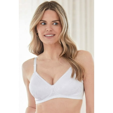 

Bestform Floral Jacquard Wireless Soft Cup Bra with Lightly Lined Cups 5006222
