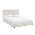 thumbnail image 1 of HomeFare Lit de Rangement Grand en Tissu Gris Brouillard, 1 of 7