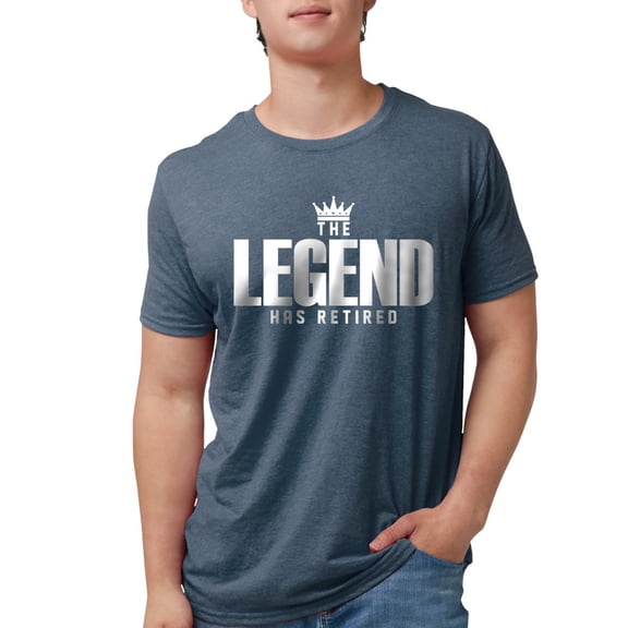CafePress - The Legend Has Retired T Shirt - Mens Tri-blend T-Shirt