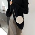 thumbnail image 4 of Girls Spider Web on Black Fashion Purses Round Bag with Metal Chain Strap, 4 of 5