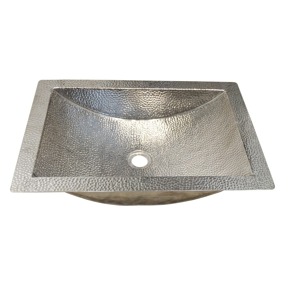 Native Trails Cps45 Avila 21" Rectangular Copper Undermount Bathroom Sink - Nickel