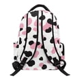 thumbnail image 4 of Uorisanigo Pink Cow Print School Backpack for Girls Large Capacity, Lightweight Hiking Daypack for Elementary Teen, Casual Bookbag for Camping Vacation, 4 of 7