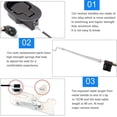 thumbnail image 3 of Recliner Handle with Reinforced Cable, Aluminum Alloy Construction for Comfortable Grip and Long-lasting Use, Improved Design for Quick Installation on Compatible Furniture Brands, 3 of 5