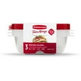 thumbnail image 4 of Rubbermaid TakeAlongs, 5 Cup, Set of 3, Red, Medium Bowls Plastic Food Storage Containers, A Practical Choice for Dry Goods, Bulk Ingredients, and Everyday Use, 4 of 4