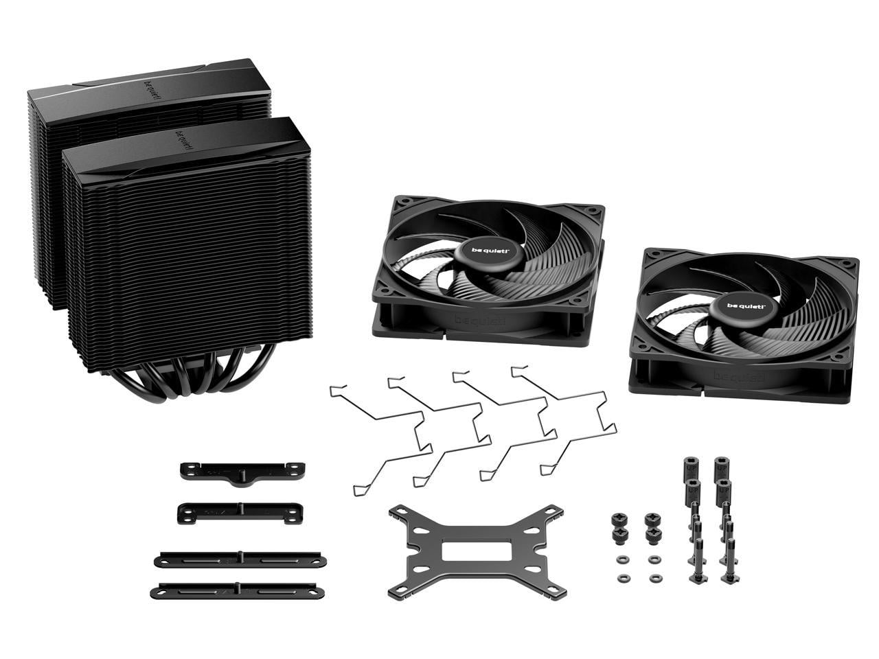 be quiet! Pure Rock Pro 3 Black 120mm Rifle CPU Cooler Socket compatibility Intel 1851 / 1700 / 1200 / 1150 / 1151 / 1155  and AMD AM5 / AM4