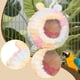 thumbnail image 5 of Nido de invierno para pájaros, hamaca colgante para loros, fácil instalación, accesorios para jaulas de pájaros, escondite para canarios, periquitos y Rosa, 5 of 8