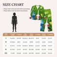 thumbnail image 5 of Saiise Pikmin Print Women Soft Pajama Sets,Long Sleeve Sleepwear Button Up 2-Piece Pjs Lounge Sets-XX-Large, 5 of 8