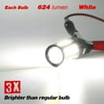 thumbnail image 3 of 1157 BAY15D WHITE 2-Bulb LED for Turn Signal, Brake-Tail Stop Lights, 3 of 9