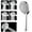 A, variant on JGJJUGN High Pressure Shower Head Set with 5 Spray Modes, Handheld Showerhead, Adjustable Bracket and Hose, Ideal for Home Shower Experience