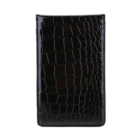 Full Grain Leather Golf Scorecard Yardage Book Holder Charcoal Amazon Ca Office Products