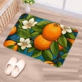 thumbnail image 5 of Tangerine Non-Slip Polyester Bath Rug, Machine Washable Area Rugs for Bathroom and Chair Rug, 5 of 6