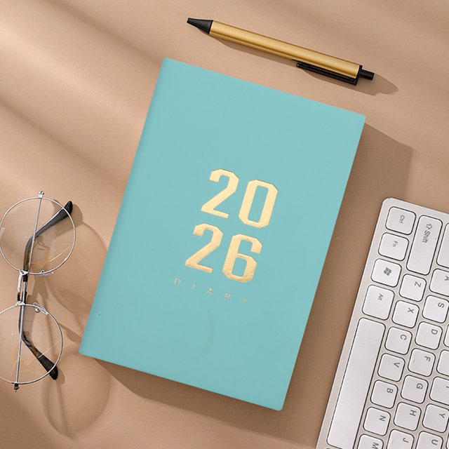Agenda 2026 A5 | Tapa de Piel Sintética | Encuadernación En Espiral Resistente | Papel Grueso Resistente a La Tinta | Agenda Portátil de 176 Páginas | Organizador Diario para El Trabajo, La Escuela y