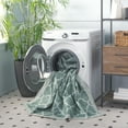 thumbnail image 4 of SAFAVIEH Arizona Shevon Trellis Polyester Area Rug, Sage/Ivory, 5' x 8', 4 of 13
