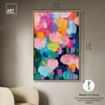 thumbnail image 5 of Glide of Colors Canvas Modern Color Abstract by Art Remedy, Gold Frame, 36" x 54", 5 of 7