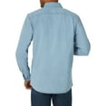 thumbnail image 2 of Wrangler Men's Long Sleeve Solid Twill Shirt, 2 of 3