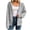 Gray_EJ10, variant on Resicozy Women's Sweatshirt with Hood Oversized Zip Up Hoodie Long Sleeve Sweatshirt with Pockets Lightweight Summer Jacket Gray M