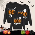 thumbnail image 5 of Fgnfyis Dad Funny Halloween Prints Sweatshirts for Family Long Sleeve Xmas Cute Pullover Family Halloween Pajamas Matching Outfit for Men Black_006 L, 5 of 5