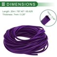 thumbnail image 4 of Universal Car Door Edge Protective Sealing Strip UType Door Scratch Protection Guard .ft m scratch Collision PVC Iron Purple, 4 of 6