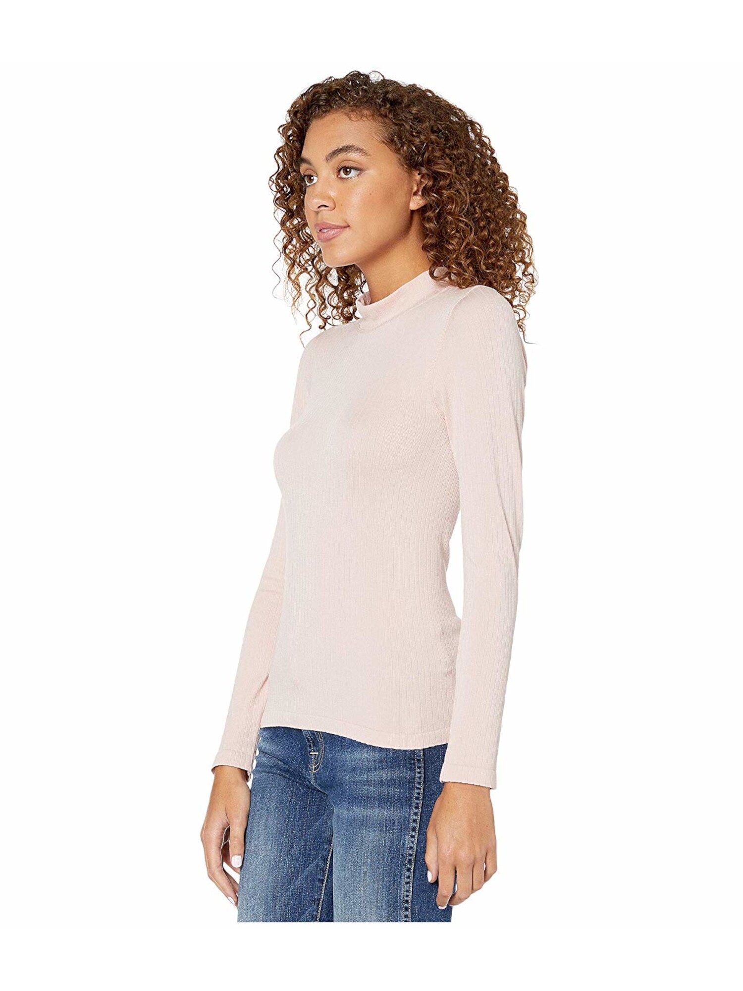 Pink Turtle Neck Long Sleeve 