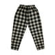 thumbnail image 2 of Pijamas de Franela a Cuadros de Algodón, Pantalón Largo con Bolsillos, Corte Recto para Mujer, 2 of 5