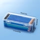 thumbnail image 5 of Set transparente de estuche para lápices para estudiantes | Organizador de gran capacidad para bolígrafos y crayones | Caja y bolsa multipropósito de 2 piezas | Diseño de compartimentos de plástico, 5 of 7