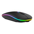 thumbnail image 1 of PC Mouse Wireless Bluetooth and Radio for Computer Laptop MAC Rechargeable LED, 1 of 5