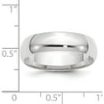 thumbnail image 4 of 14K White Gold 14Kw 6mm Ltw Comfort Fit Band Size 7.5 Made In United States wcfl060-7.5, 4 of 5