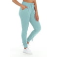 thumbnail image 4 of BSP Women's Athleisure Fleece Jogger Sweatpants With Rouching, 4 of 4