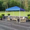 thumbnail image 3 of BizChair 8'x8' Blue Outdoor Pop Up Event Slanted Leg Canopy Tent with Carry Bag, 3 of 11