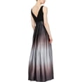 thumbnail image 2 of SLNY Womens Petites Ombre Satin Evening Dress, 2 of 2
