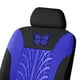 thumbnail image 4 of Juego Fundas Asiento Coche Con Mariposa Piel Sintética para 1 Asiento Cubo (azul), 4 of 9
