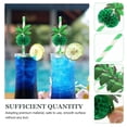 thumbnail image 3 of LOLIPPYY 50Pcs Coconut Tree Paper Straws Green for Birthday Party Drink and Cocktail Use, 3 of 6