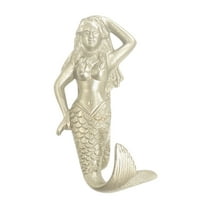 Shristy Hardware "Mermaid" Decorative Iron Door Knocker - (Pack of 1 Satin Nickel Finish)