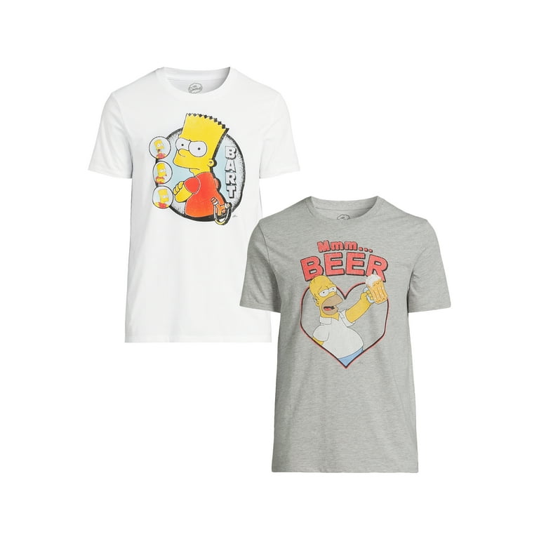 The Simpsons Men's and Big Men's Beer Valentine's Day Short The Simpsons Men's and Big Men's Beer Valentine's Day Short