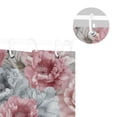 thumbnail image 5 of Pink and Gray Flower Shower Curtain Liner 66x72 Inch Waterproof Shower Curtains Decorative Bathroom with 12 Pack Hooks, 5 of 5