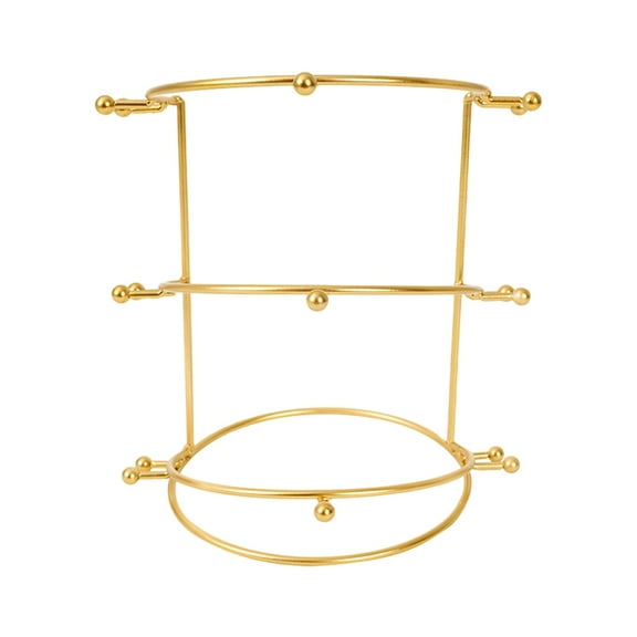 Kuntesetty Wedding Tiara Stand Headpiece Holder Metal Decor Headdress Princess Holder Tiara Tier