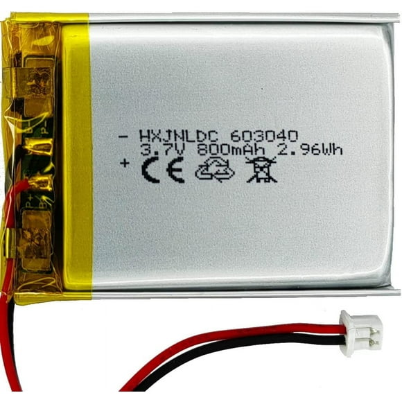 AIR-DC 3.7V 800mah 603040 Rechargeable Lithium Polymer Replacement Battery for DIY 3.7-5V Electronic Product, Mobile Energy Storage Power Supply LED Light