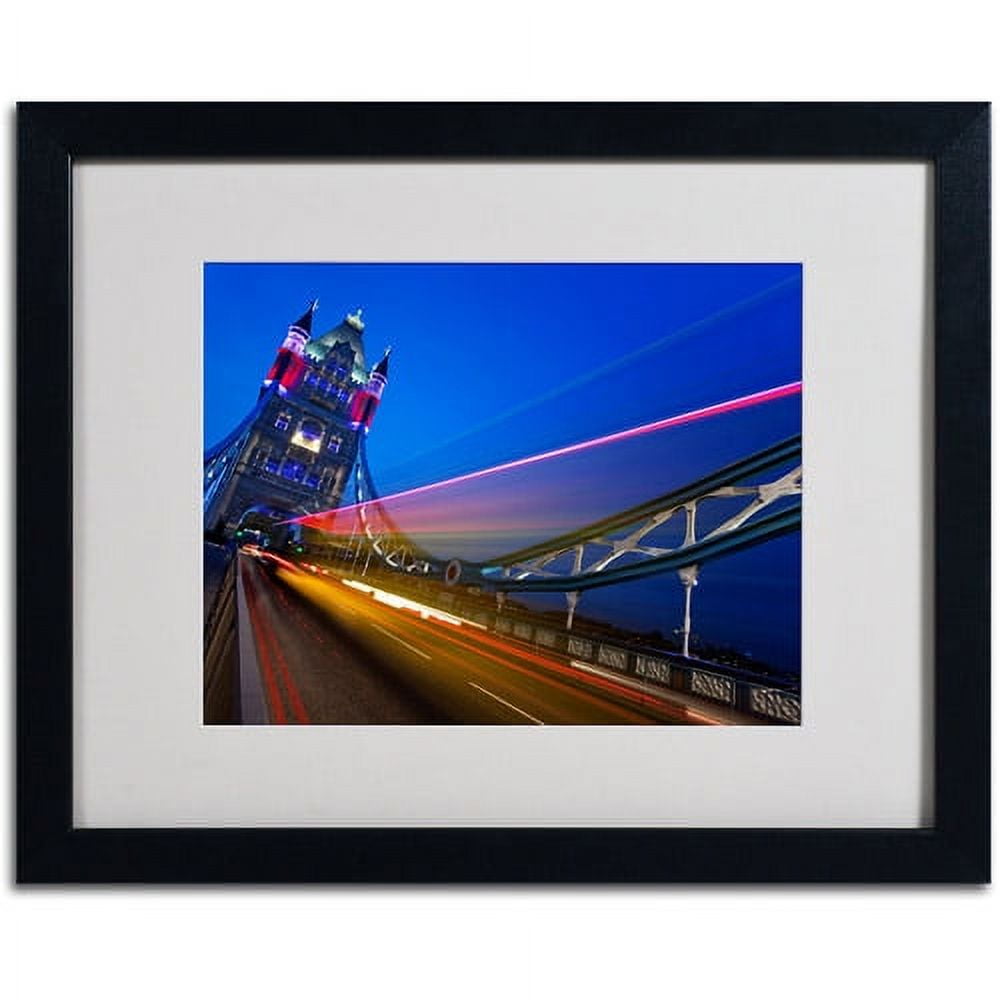 Nina Papiorek 'London, Big Ben' Matted Framed Art