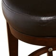 thumbnail image 5 of TMS Avenue 30" Round Indoor Swivel Bar Stool, Rich Brown/Brown Faux Leather, 5 of 5