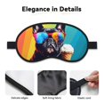 thumbnail image 3 of Salouo Rainbow Bulldog Sunglasses Pattern Eye Masks, 1-Pack Sleep Mask Eye Cover Washable Sleeping Eyeshade Block Sleep Shade Cover Light Reduces Traveling Gifts, 3 of 7