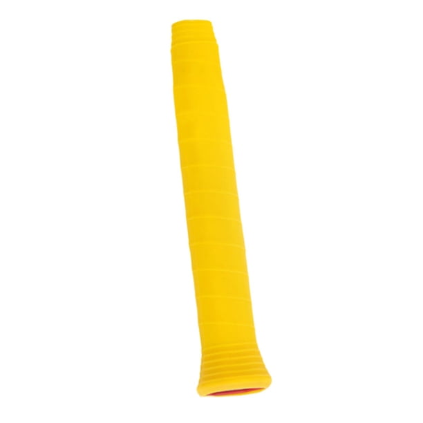 Cinta de agarre de la raqueta de bádminton sudor absorbente de raqueta de raqueta antideslizante Amarillo